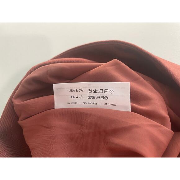 M.M. LaFleur Hadley Pant – Sharkskin Rust Brown – Wide-Leg – Sz 10 NWT - Picture 8 of 9